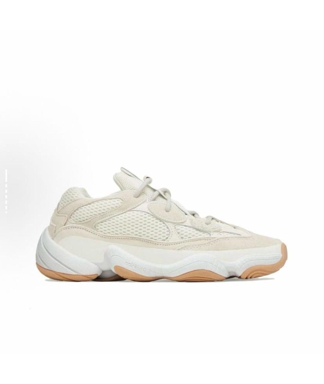 ADIDAS YEEZY Серые замшевые низкие кроссовки / кеды, фото 7