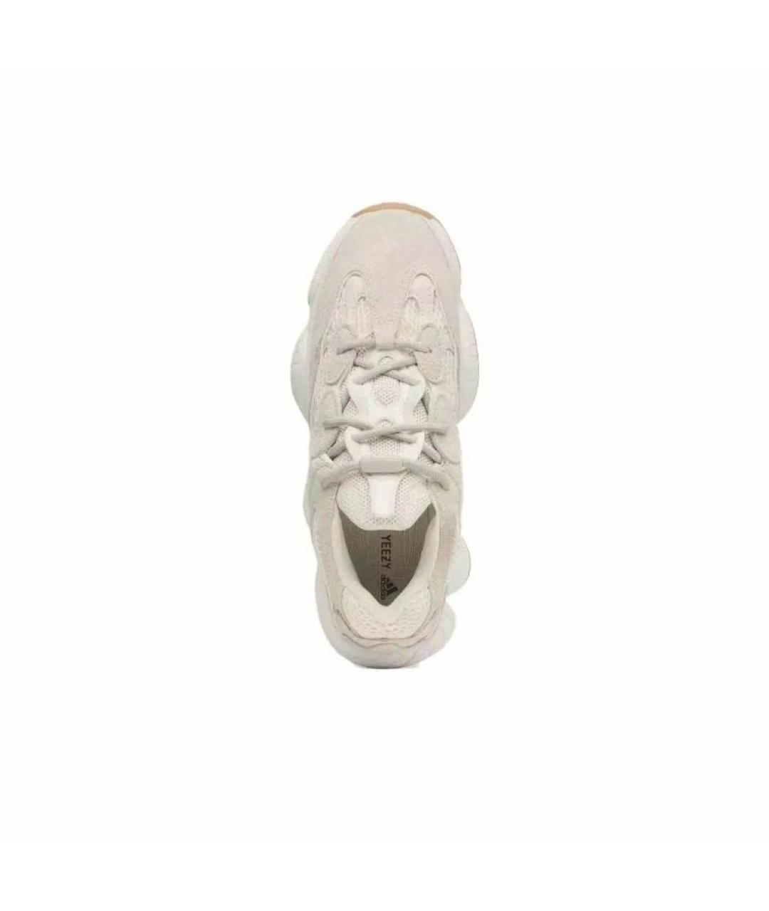 ADIDAS YEEZY Серые замшевые низкие кроссовки / кеды, фото 5