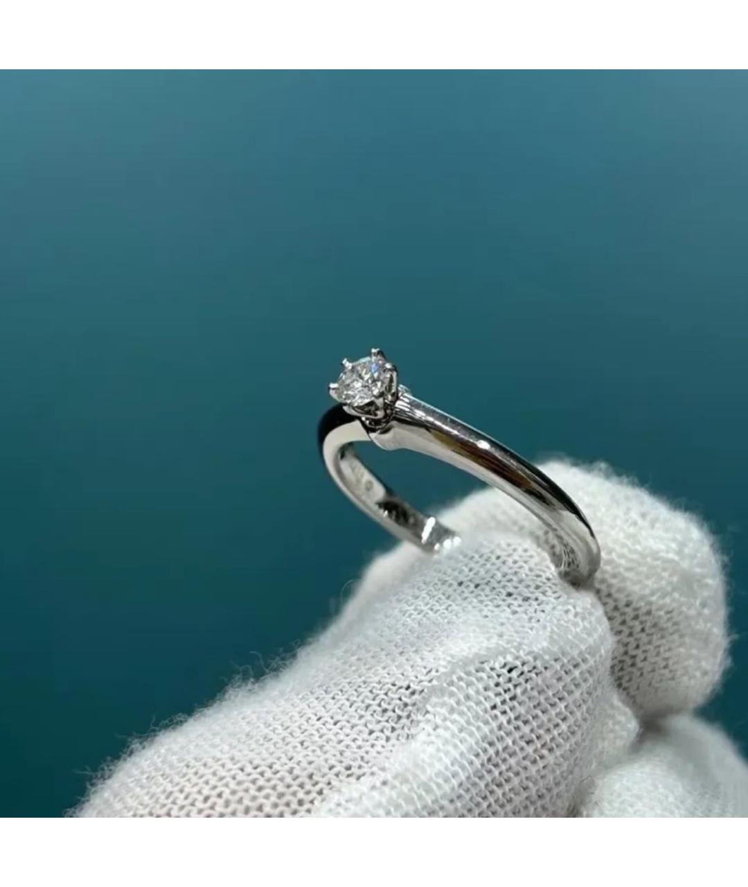 TIFFANY&CO Платиновое кольцо, фото 6