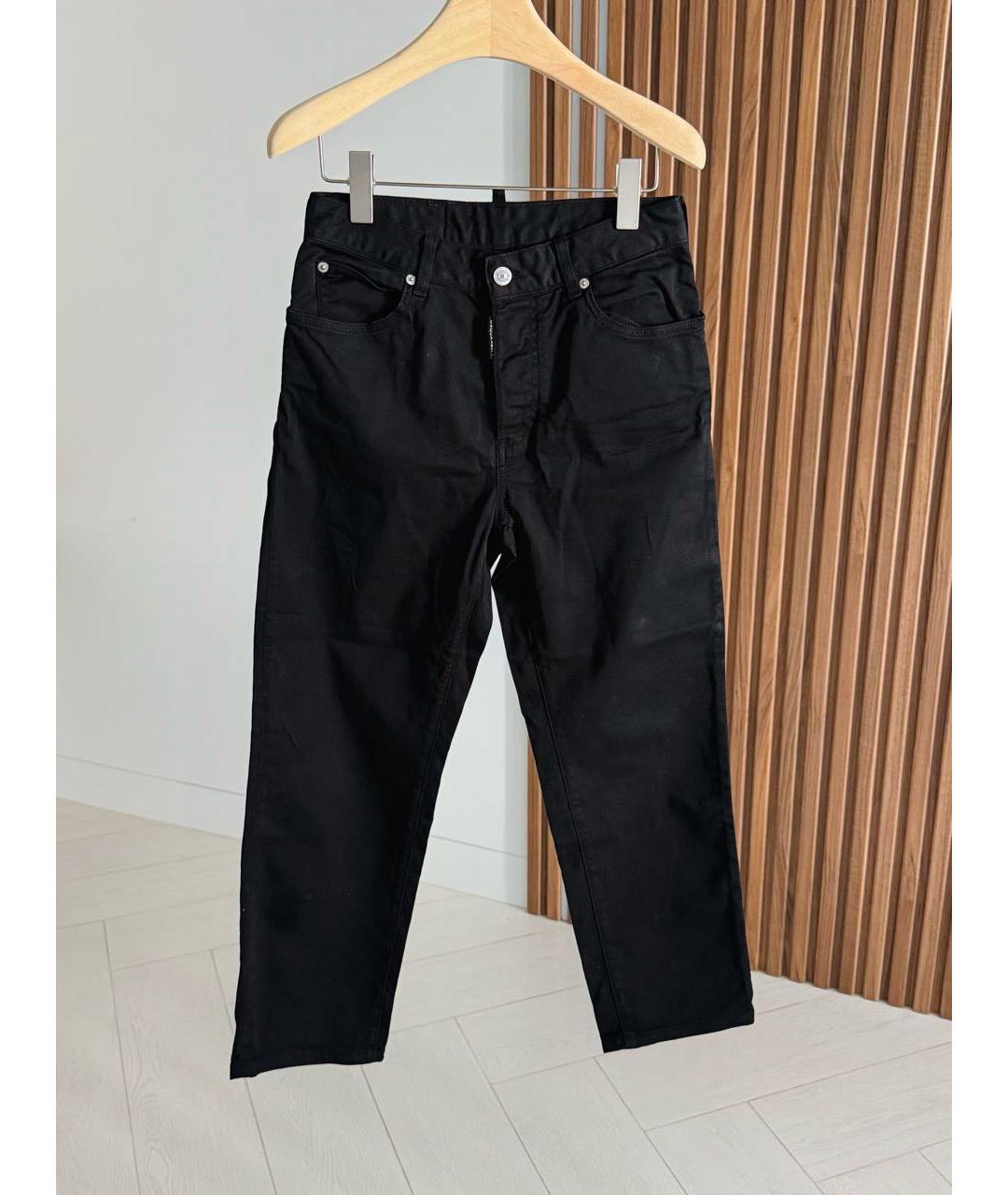 DSQUARED2 Черные хлопковые детские джинсы, фото 4