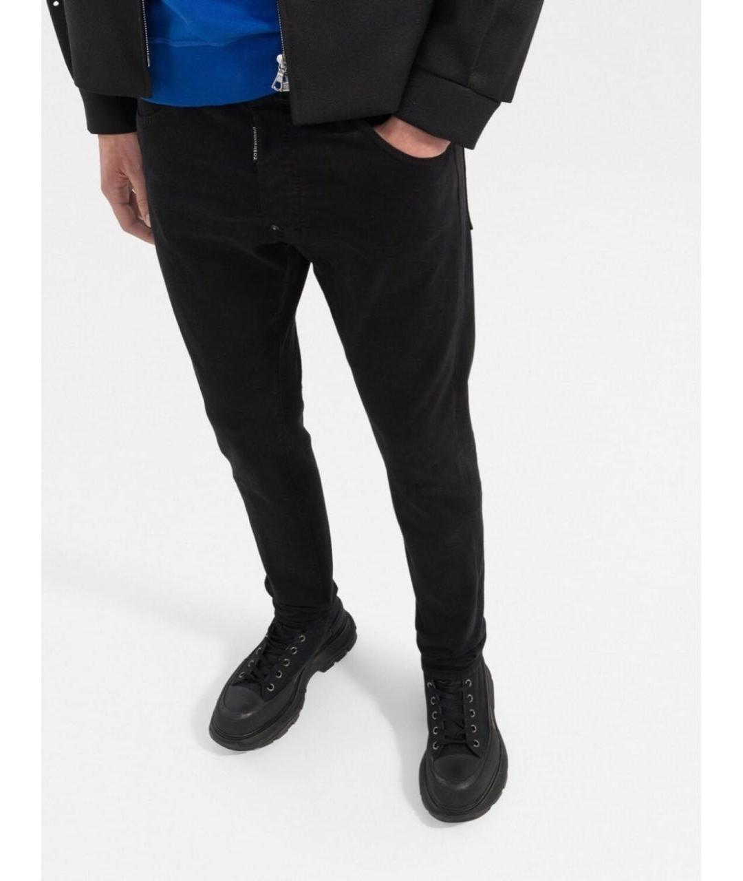 DSQUARED2 Черные хлопковые детские джинсы, фото 3