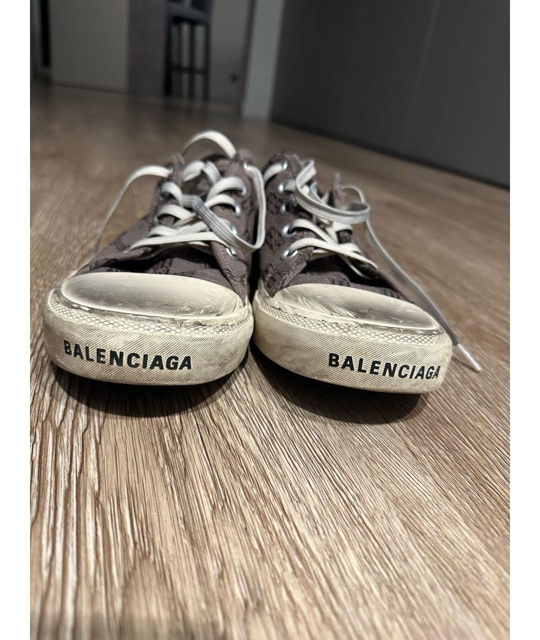 BALENCIAGA Мульти текстильные кеды, фото 2