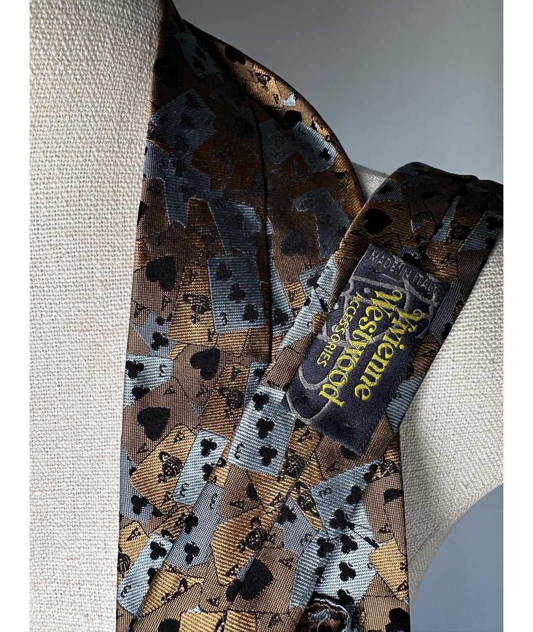 VIVIENNE WESTWOOD Мульти шелковый галстук, фото 5