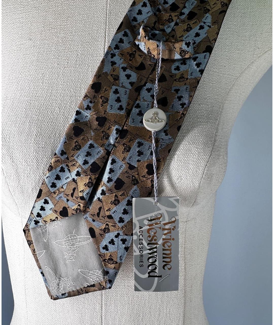 VIVIENNE WESTWOOD Мульти шелковый галстук, фото 2