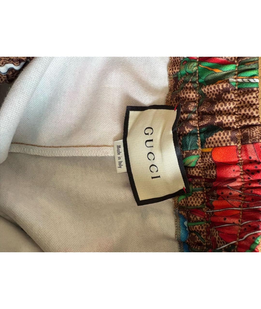 GUCCI Хлопковые шорты, фото 3