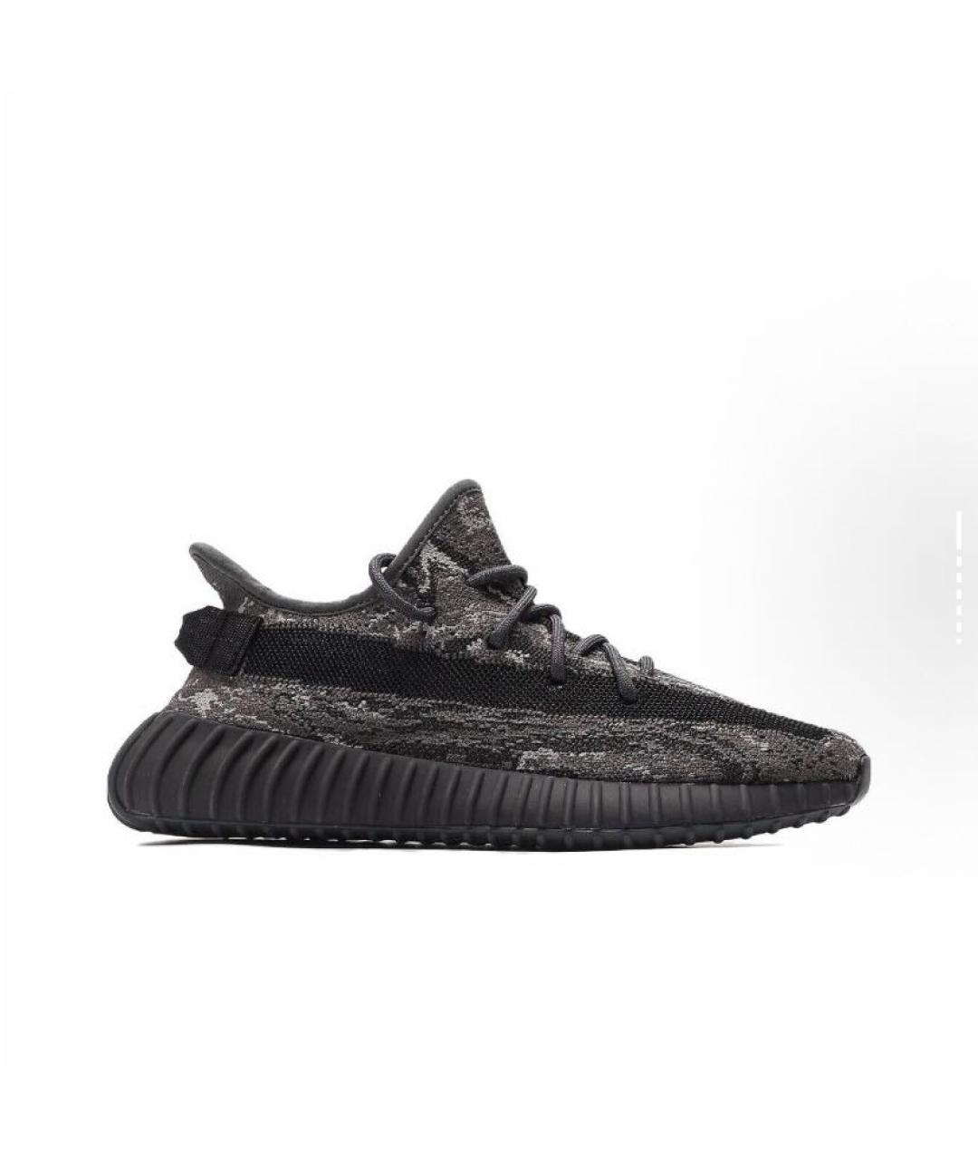 ADIDAS YEEZY Черные текстильные низкие кроссовки / кеды, фото 6