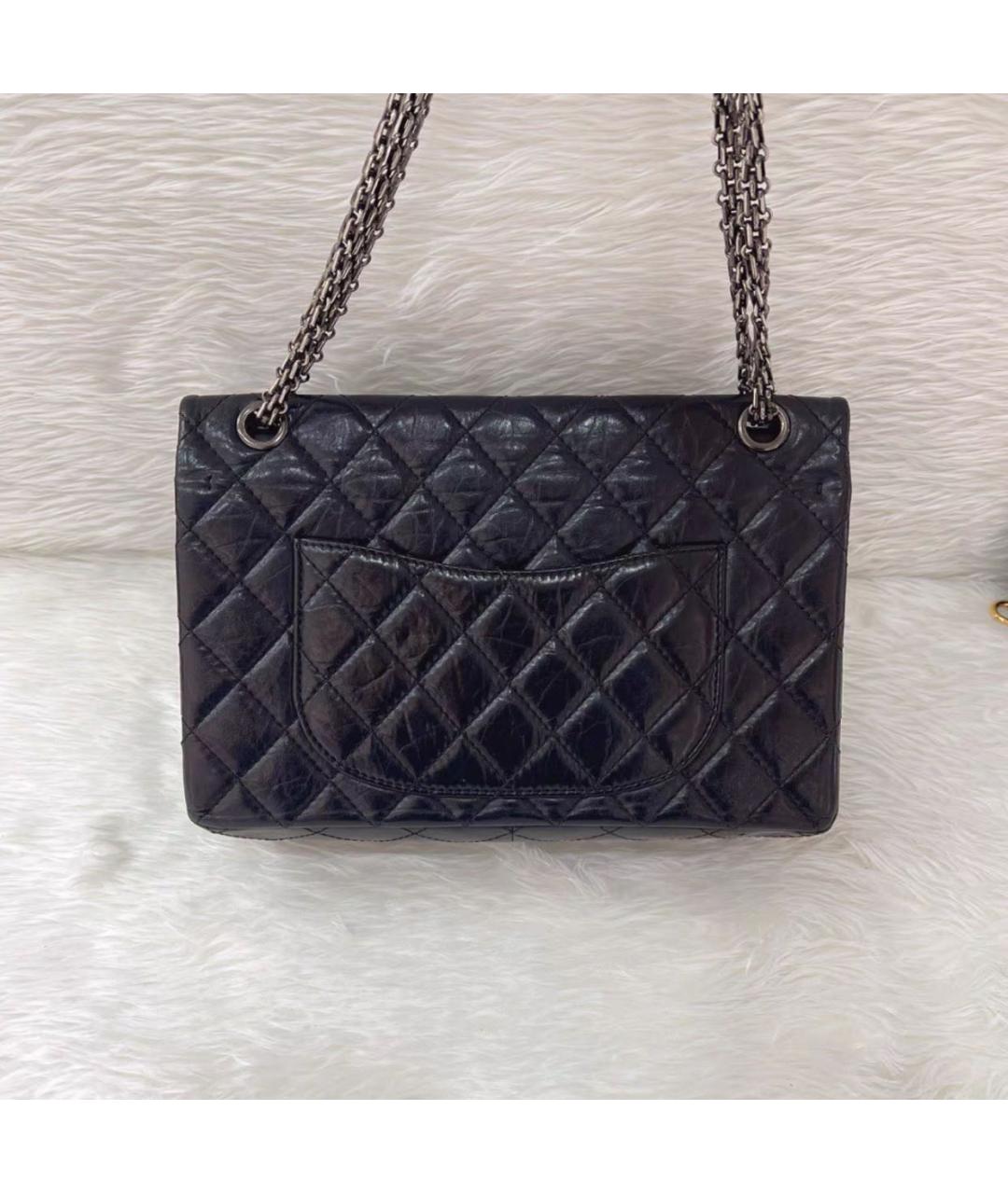 CHANEL Черная кожаная сумка через плечо, фото 4