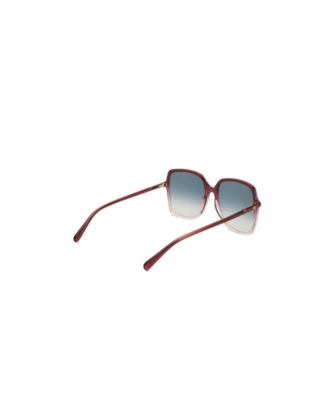 GUCCI Бордовые солнцезащитные очки, фото 3
