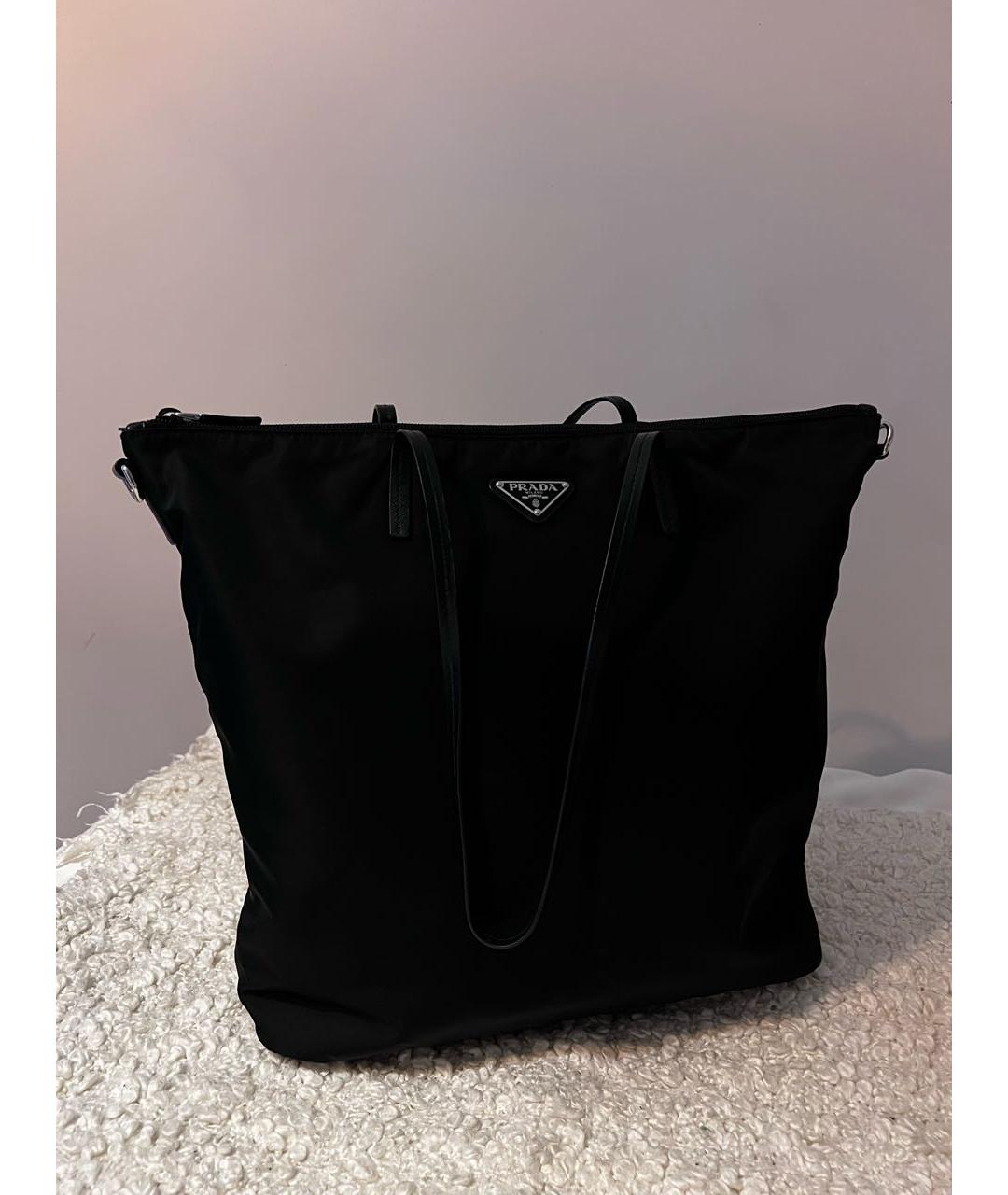 PRADA Черная сумка тоут, фото 9