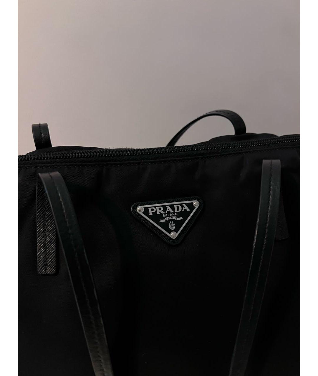 PRADA Черная сумка тоут, фото 3