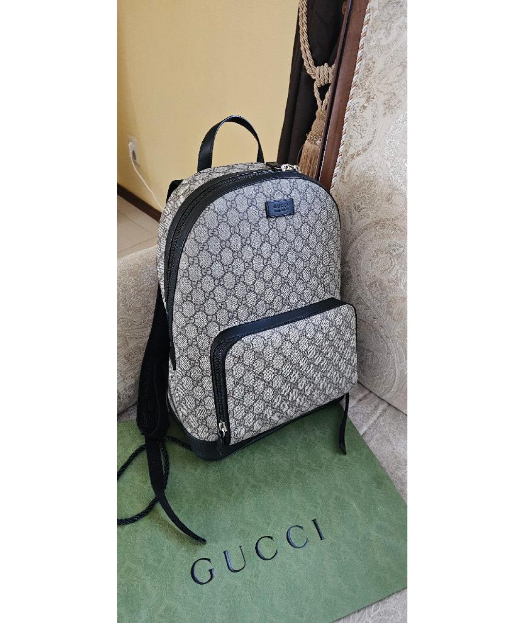 GUCCI Коричневый рюкзак, фото 2