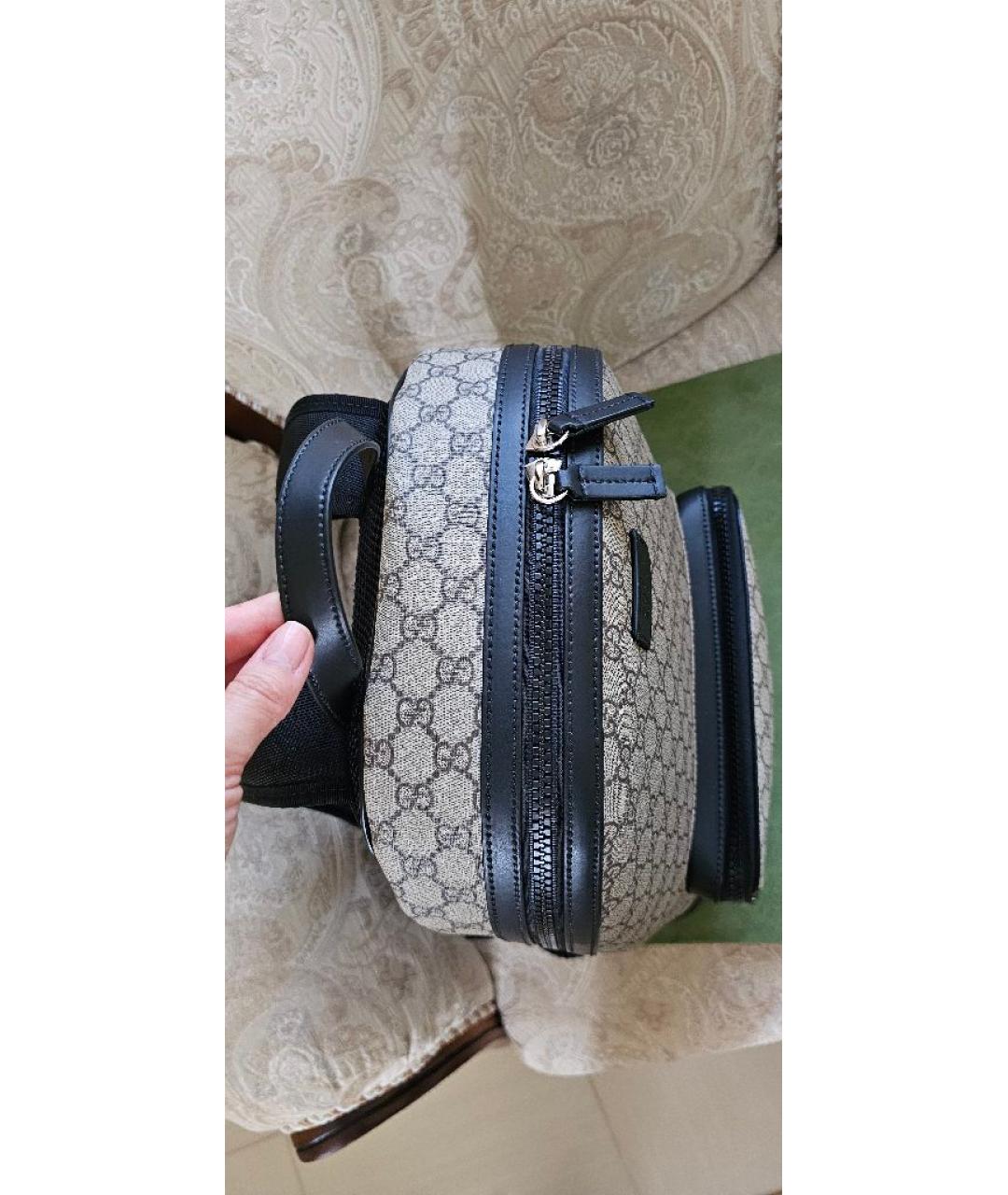 GUCCI Коричневый рюкзак, фото 6
