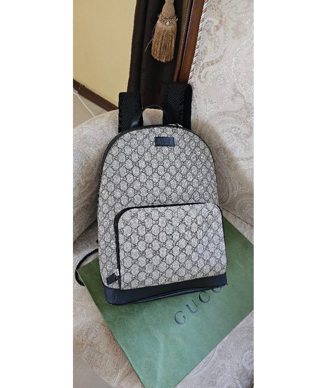 GUCCI Коричневый рюкзак, фото 9