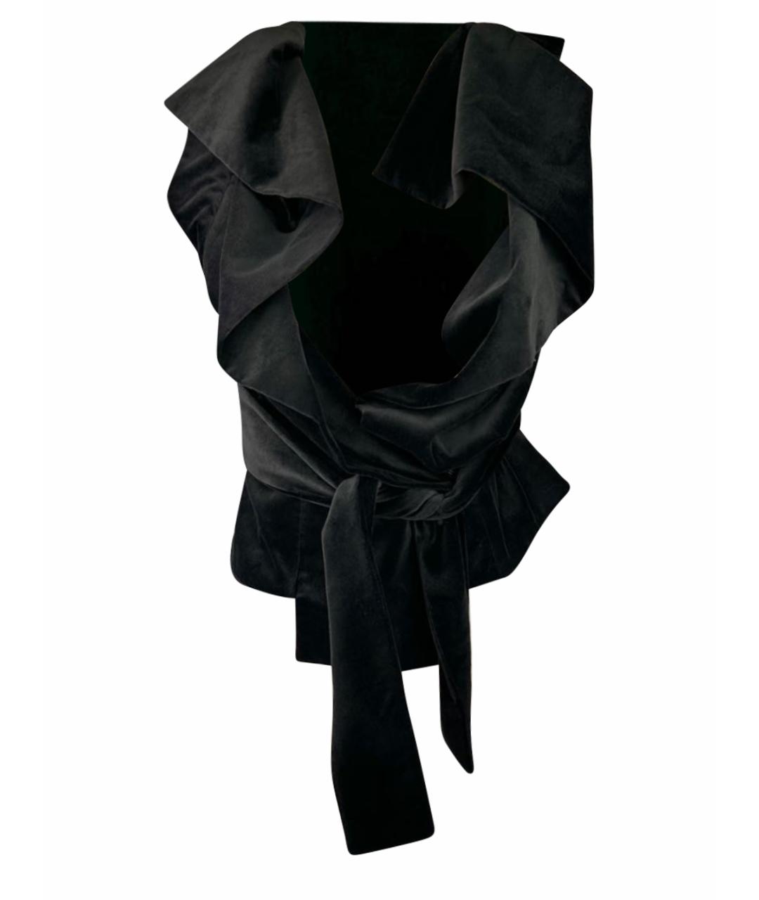 VIVIENNE WESTWOOD Черный велюровый костюм с юбками, фото 1