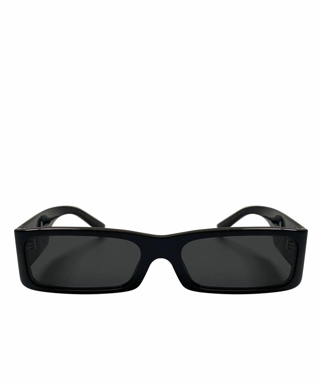 DOLCE&GABBANA Черные пластиковые солнцезащитные очки, фото 1