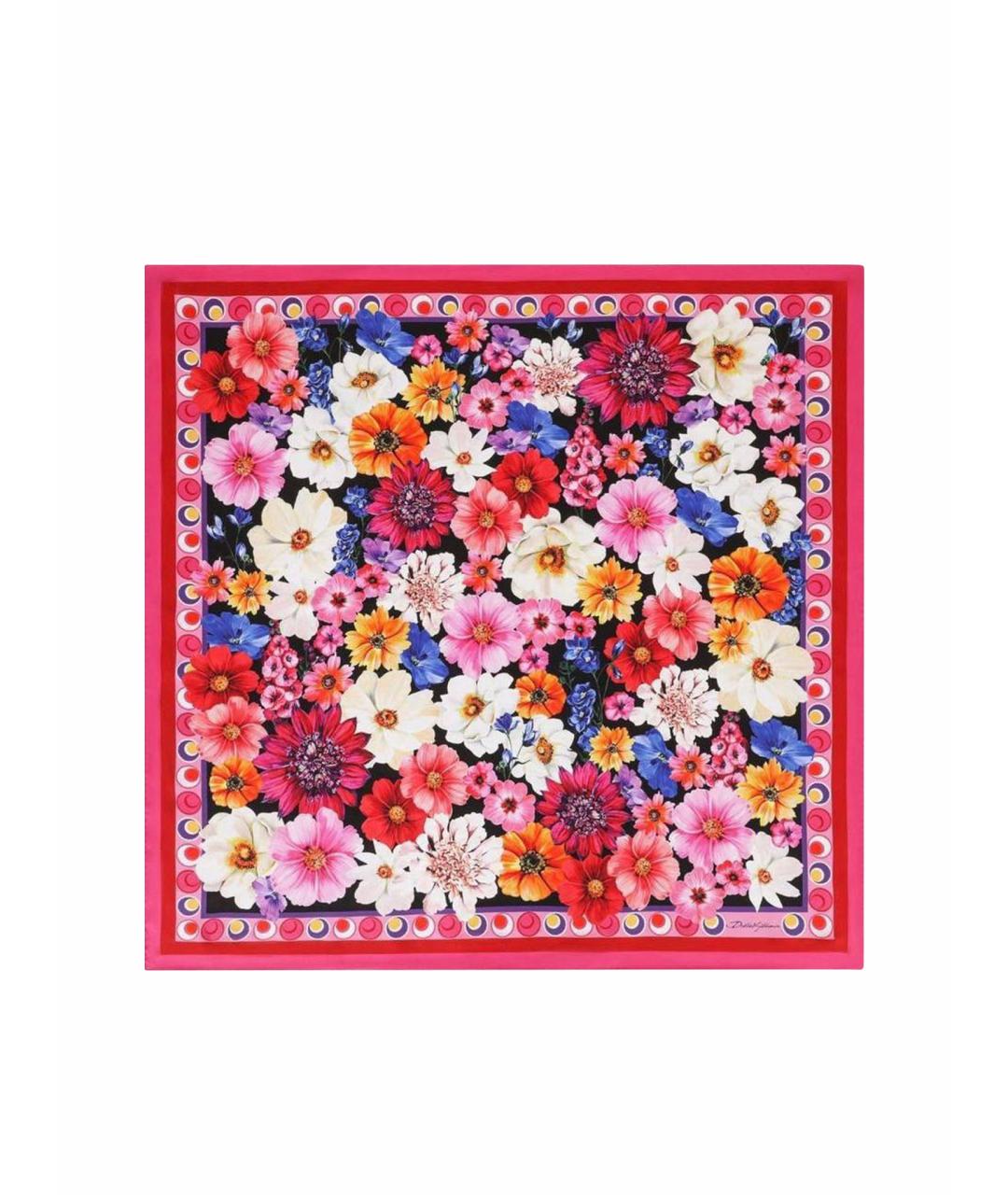 DOLCE&GABBANA Мульти шелковый платок, фото 1
