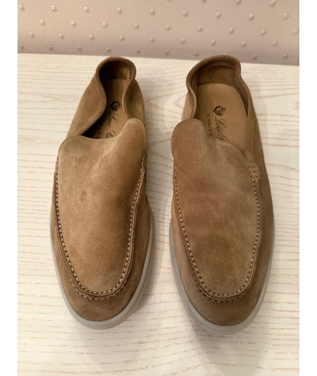 LORO PIANA Бежевые лоферы, фото 2