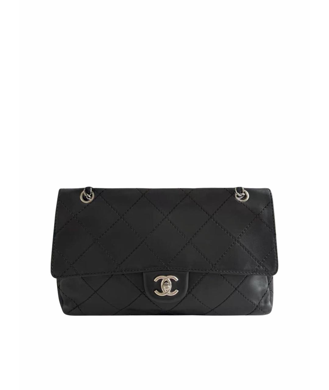 CHANEL Черная кожаная сумка тоут, фото 1