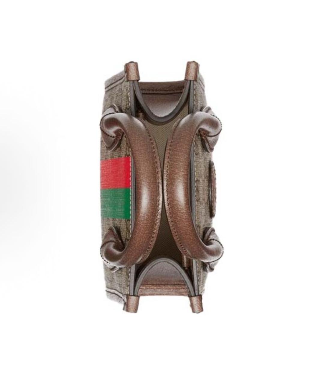 GUCCI Коричневая сумка с короткими ручками, фото 4
