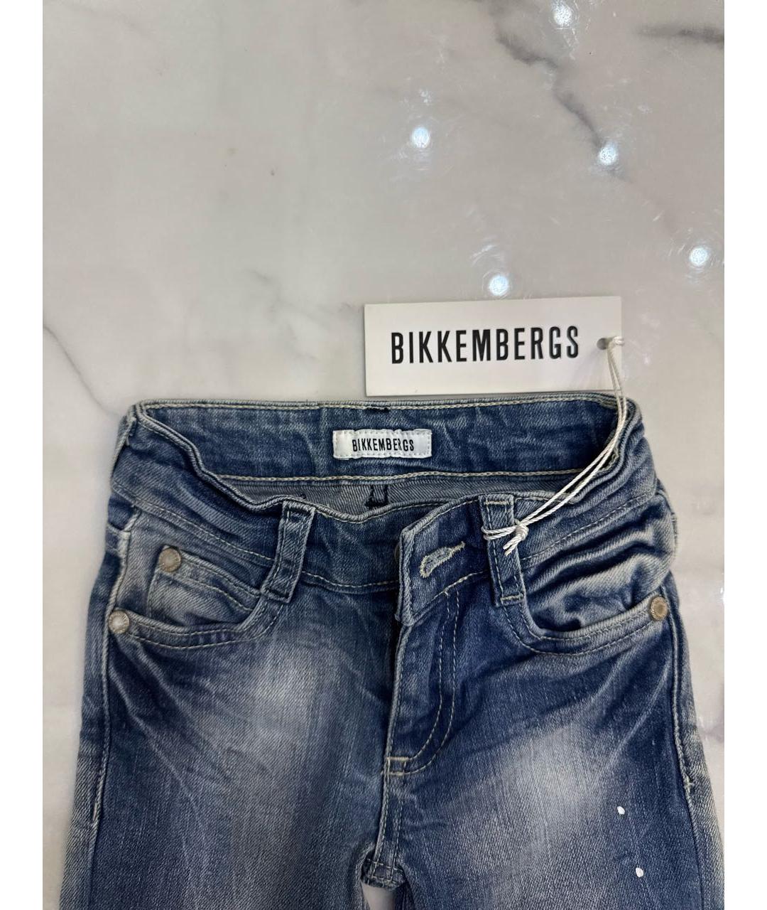 BIKKEMBERGS Синие деним детские джинсы, фото 3