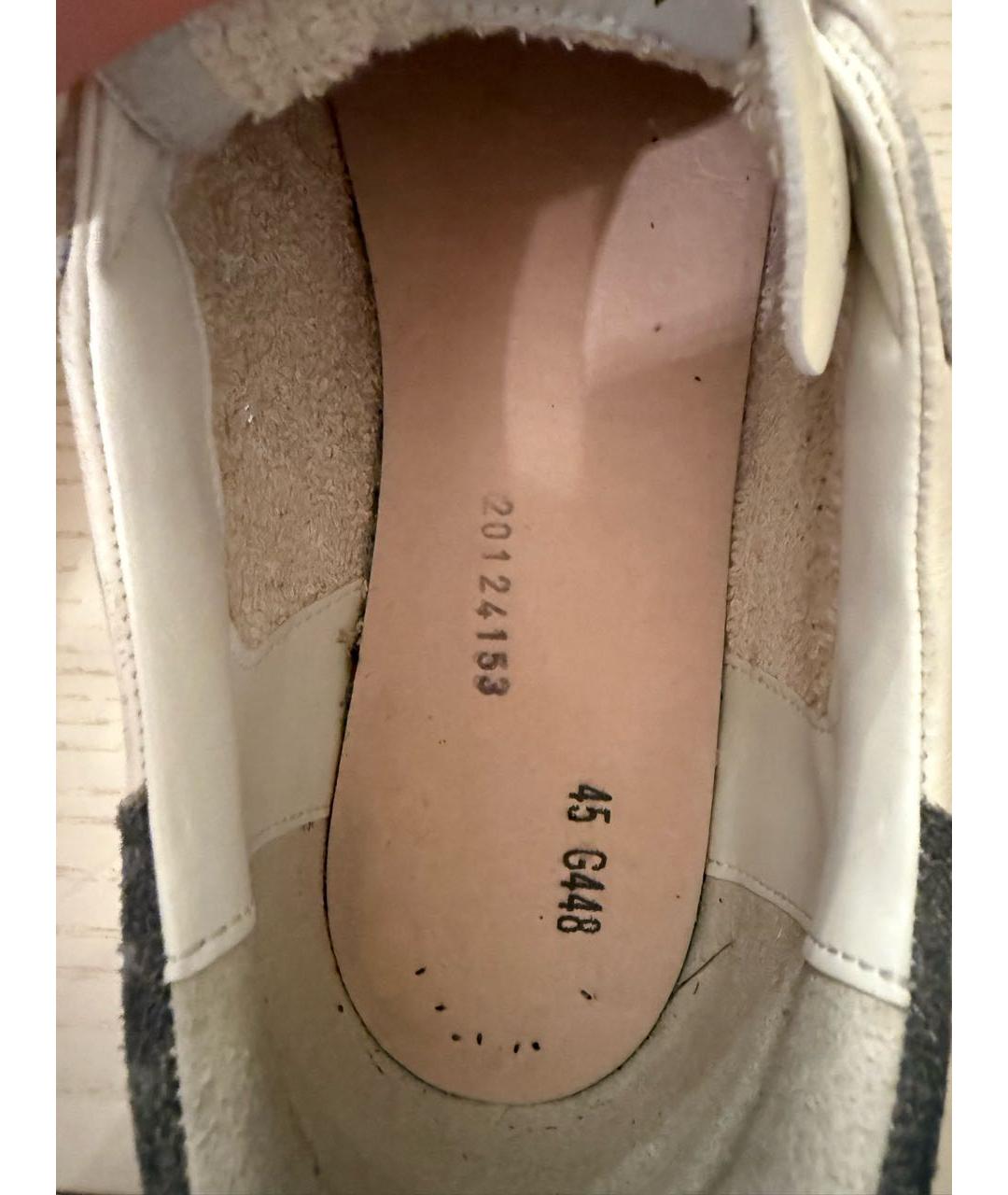 GOLDEN GOOSE DELUXE BRAND Белые кожаные низкие кроссовки / кеды, фото 8