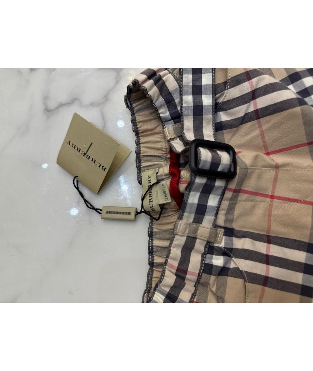 BURBERRY Хлопковые брюки и шорты, фото 3