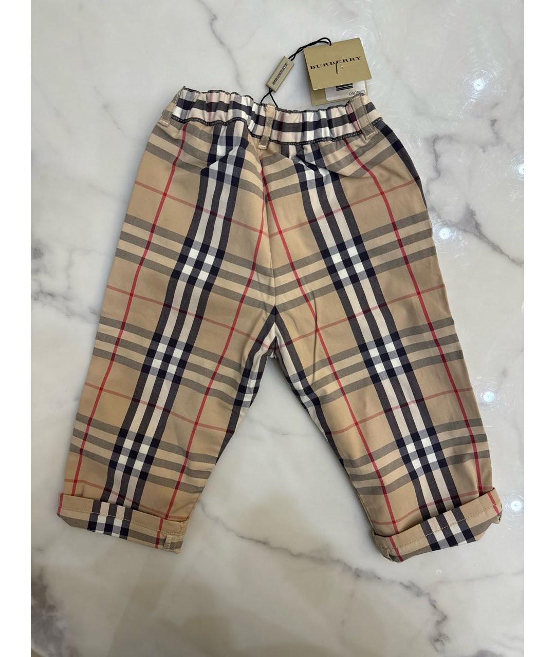 BURBERRY Хлопковые брюки и шорты, фото 2