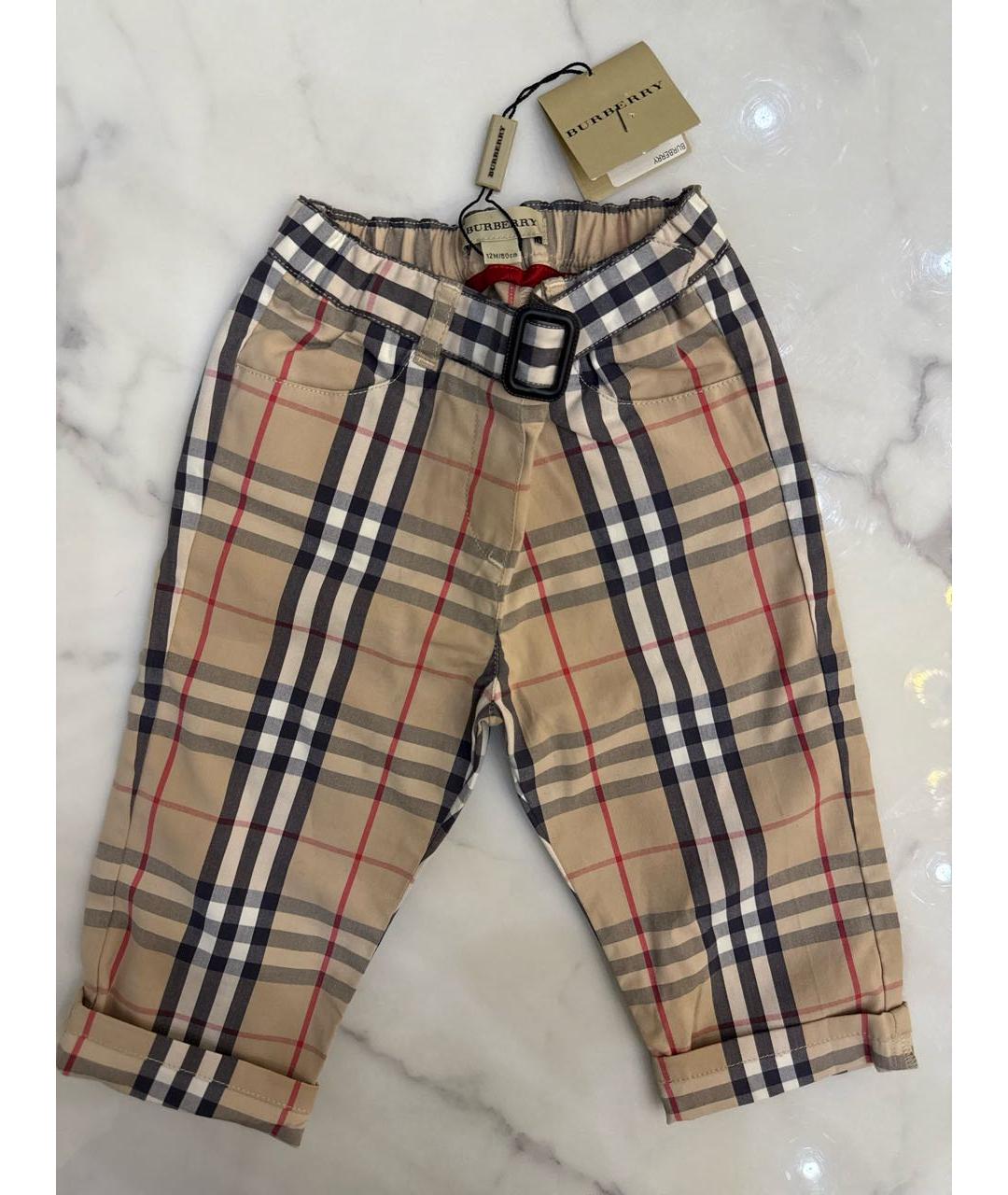 BURBERRY Хлопковые брюки и шорты, фото 5