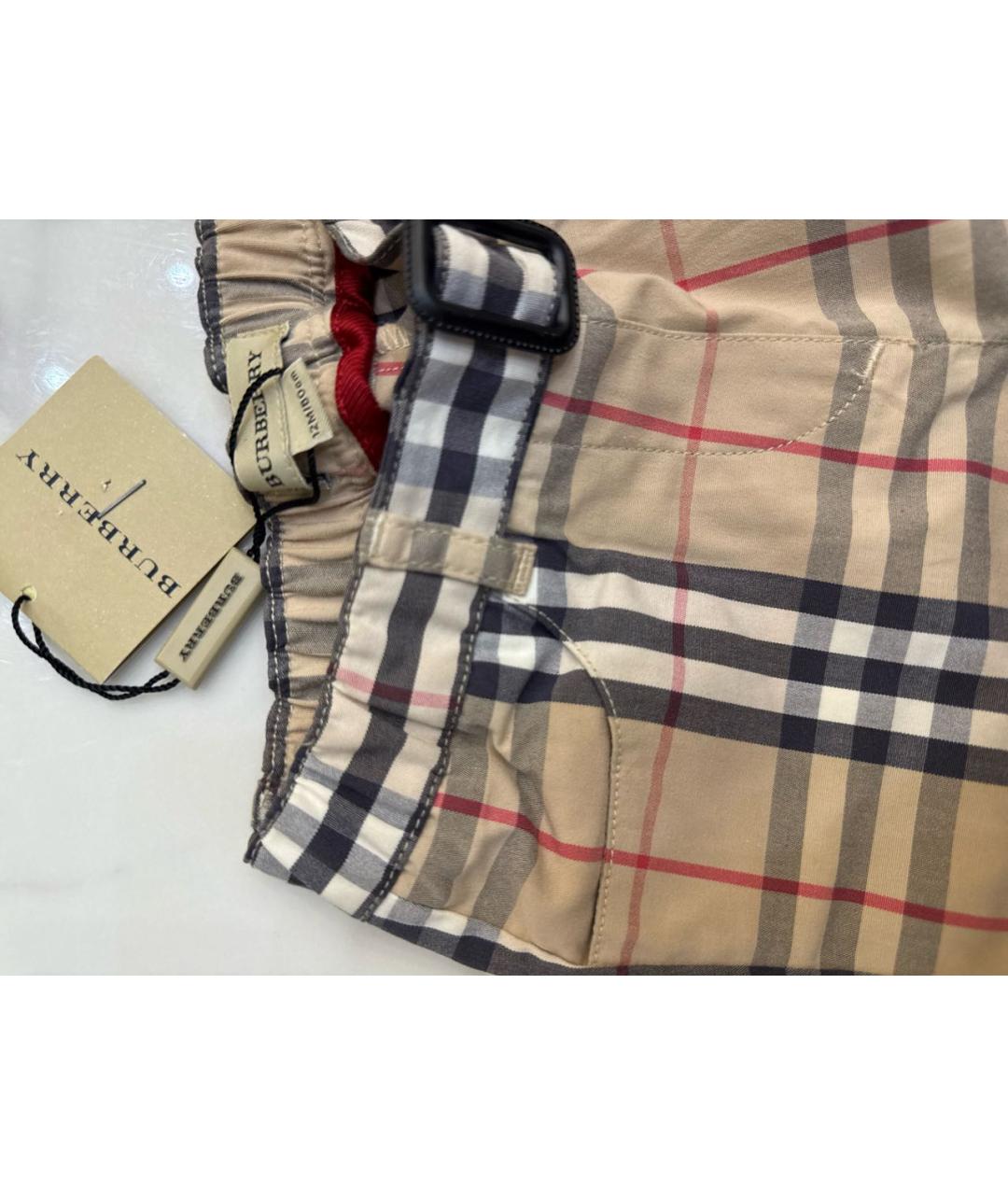 BURBERRY Хлопковые брюки и шорты, фото 4