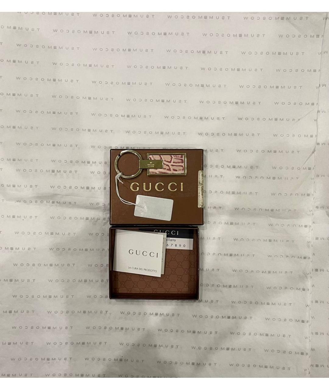 GUCCI Розовый брелок, фото 4