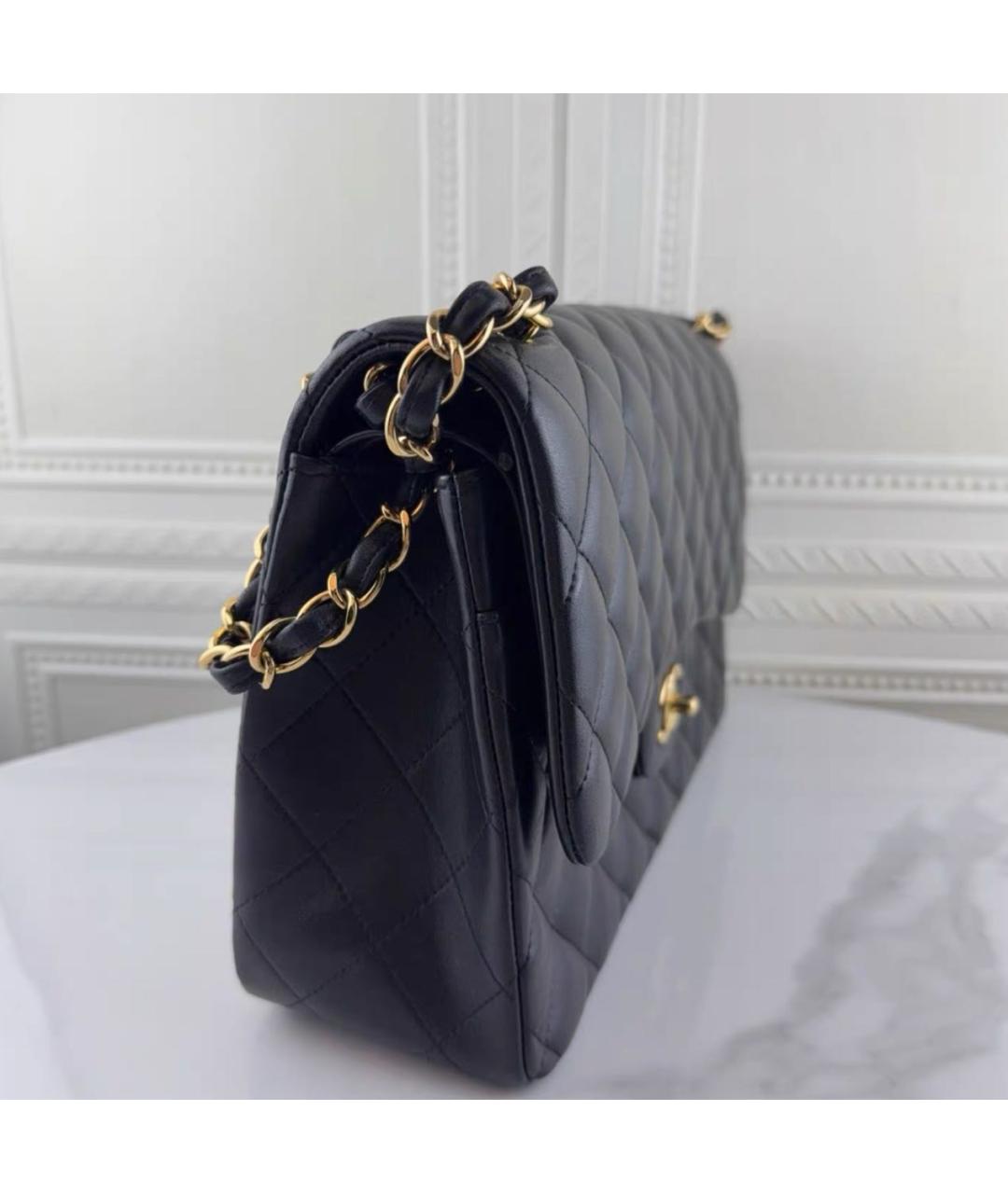 CHANEL Черная кожаная сумка тоут, фото 2