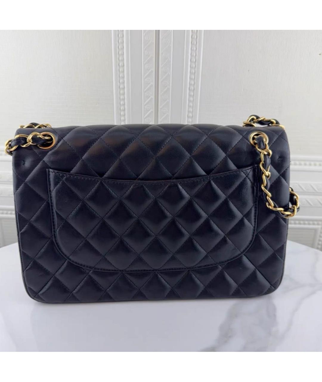 CHANEL Черная кожаная сумка тоут, фото 4