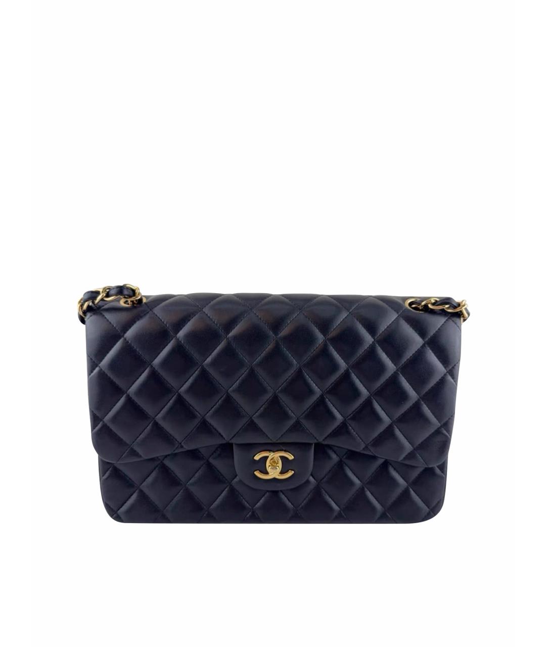 CHANEL Черная кожаная сумка тоут, фото 1