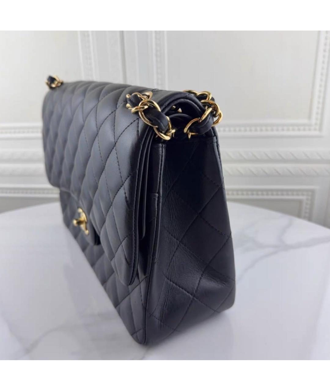 CHANEL Черная кожаная сумка тоут, фото 3