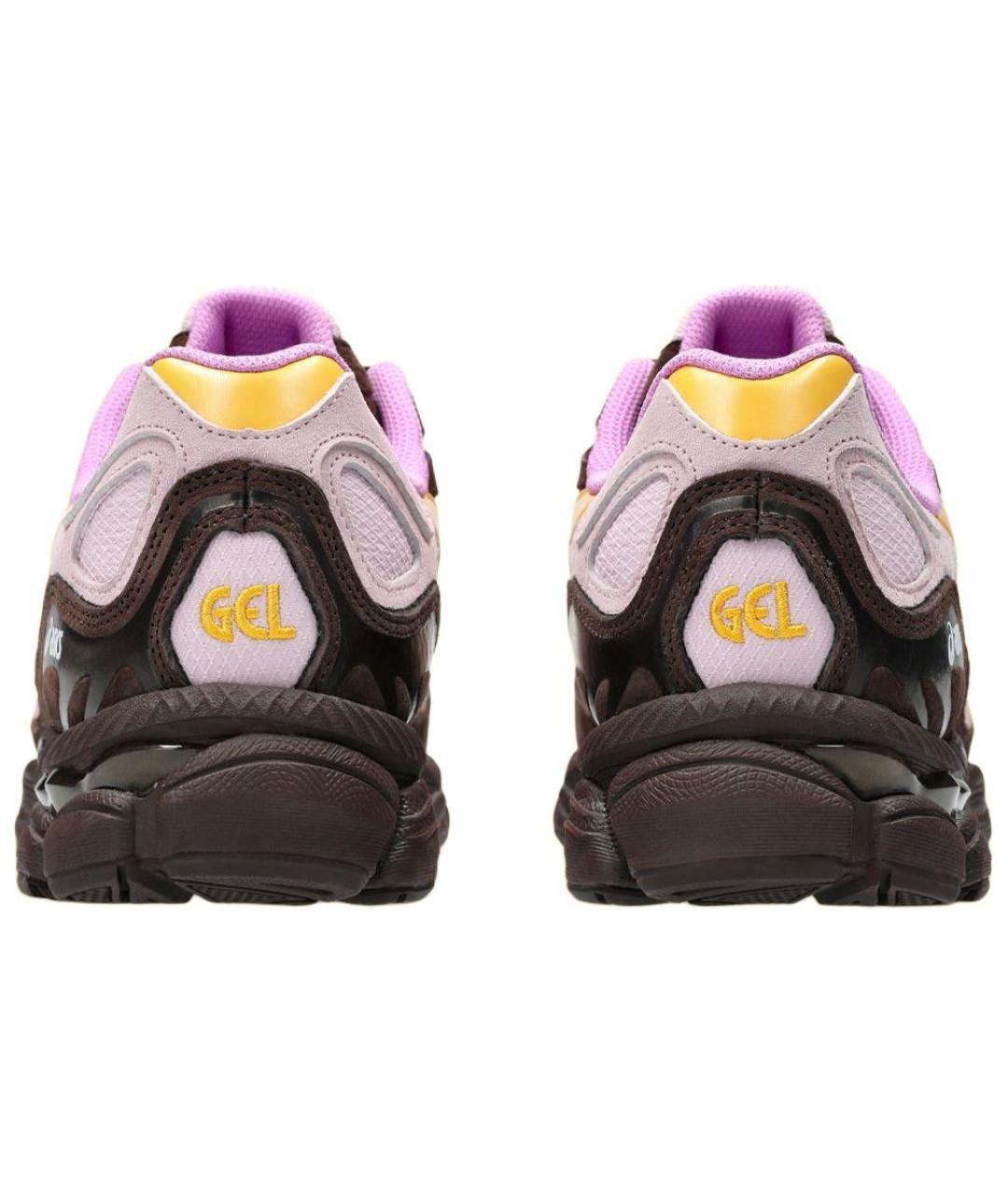 ASICS Серые кожаные кроссовки, фото 7