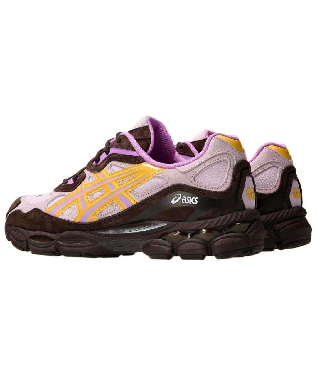 ASICS Серые кожаные кроссовки, фото 6