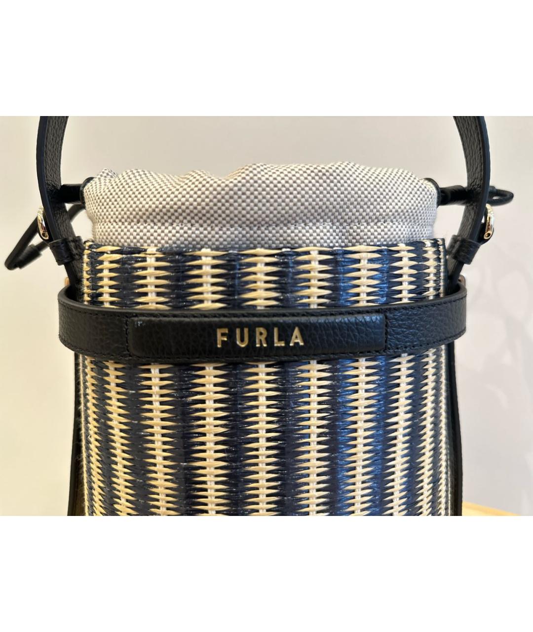 FURLA Бежевая кожаная сумка тоут, фото 6