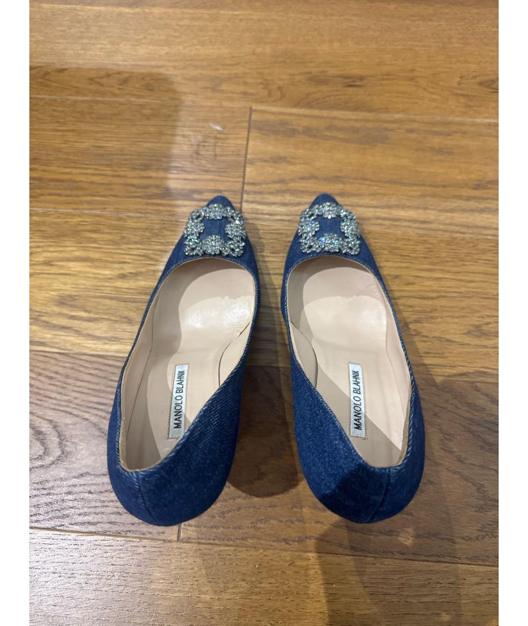 MANOLO BLAHNIK Синие туфли, фото 3