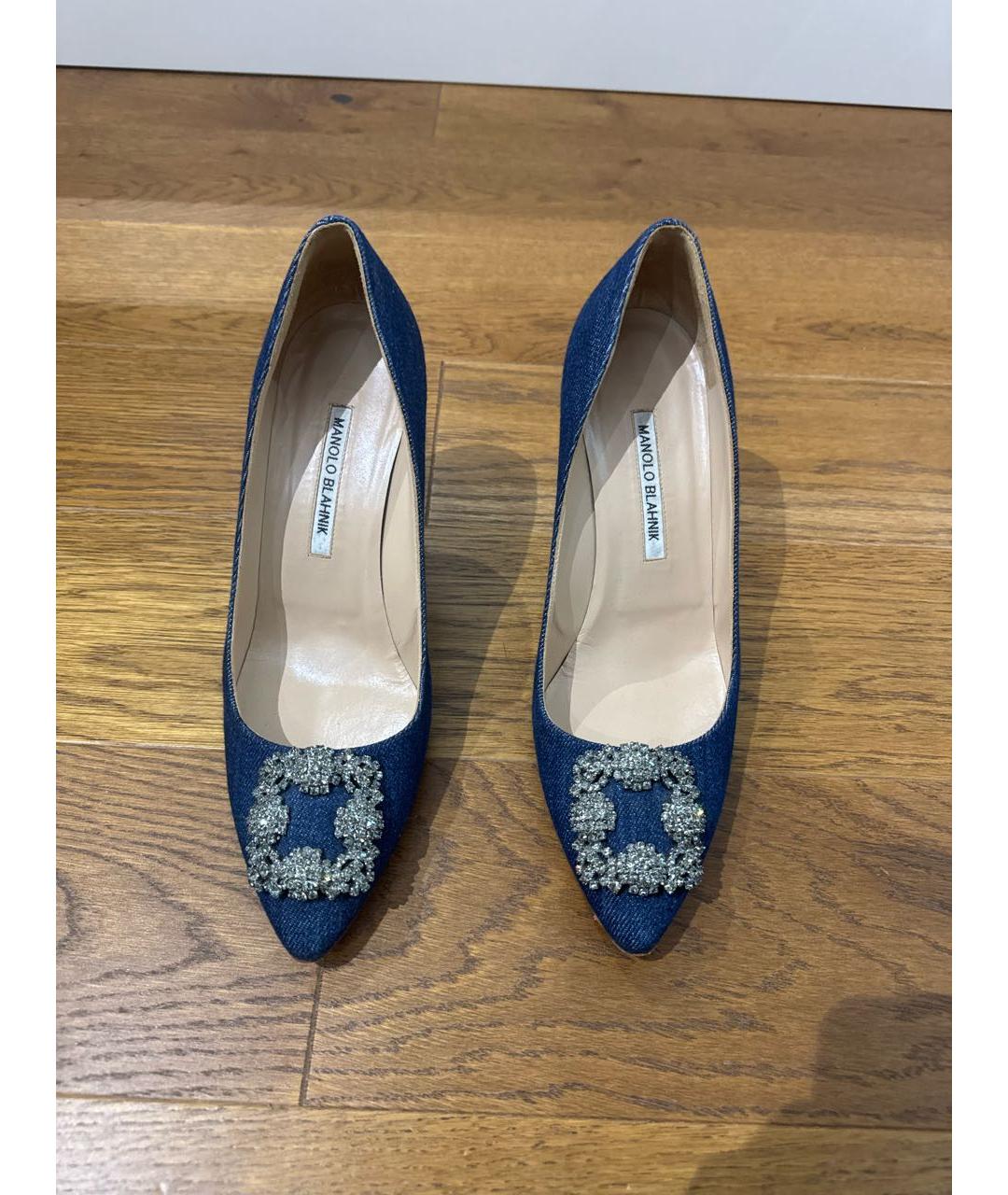 MANOLO BLAHNIK Синие туфли, фото 2
