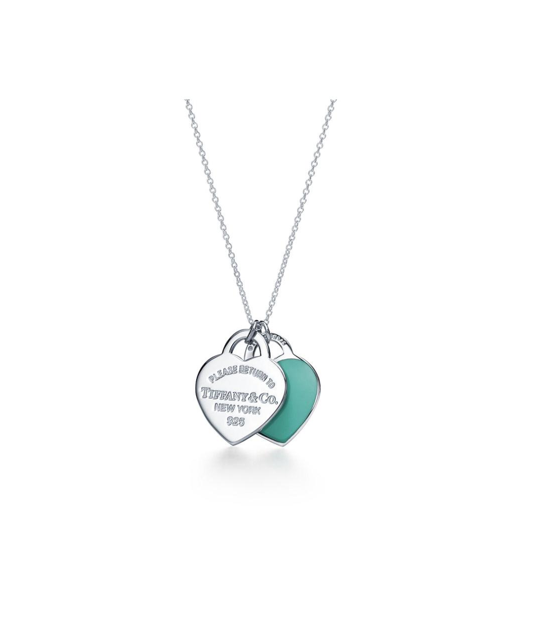 TIFFANY&CO Бирюзовая серебряная подвеска, фото 10