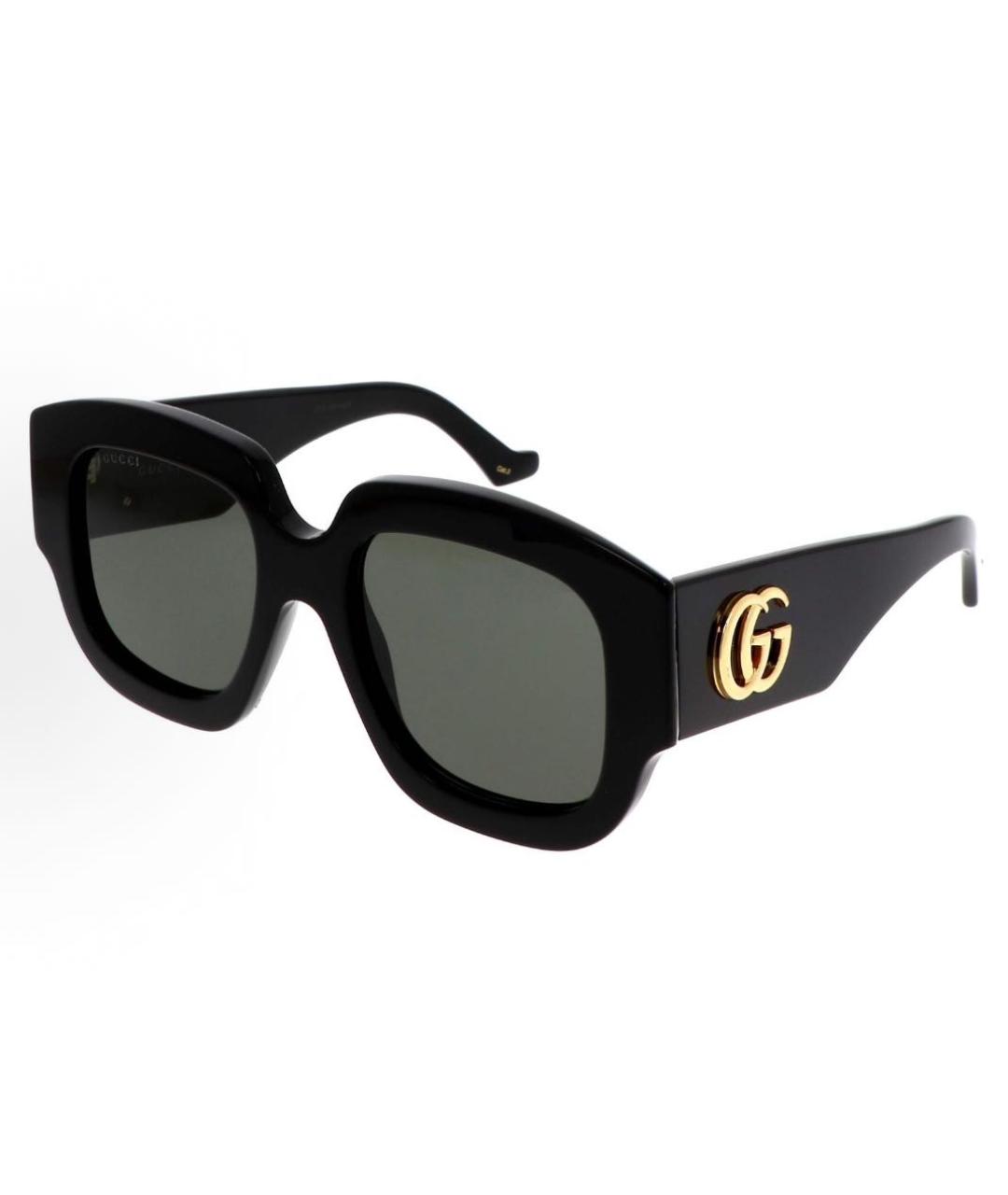 GUCCI Черные пластиковые солнцезащитные очки, фото 4