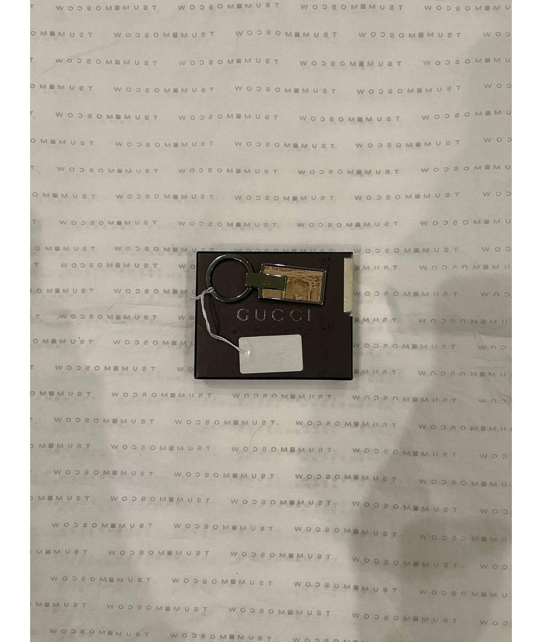 GUCCI Бежевый брелок, фото 5