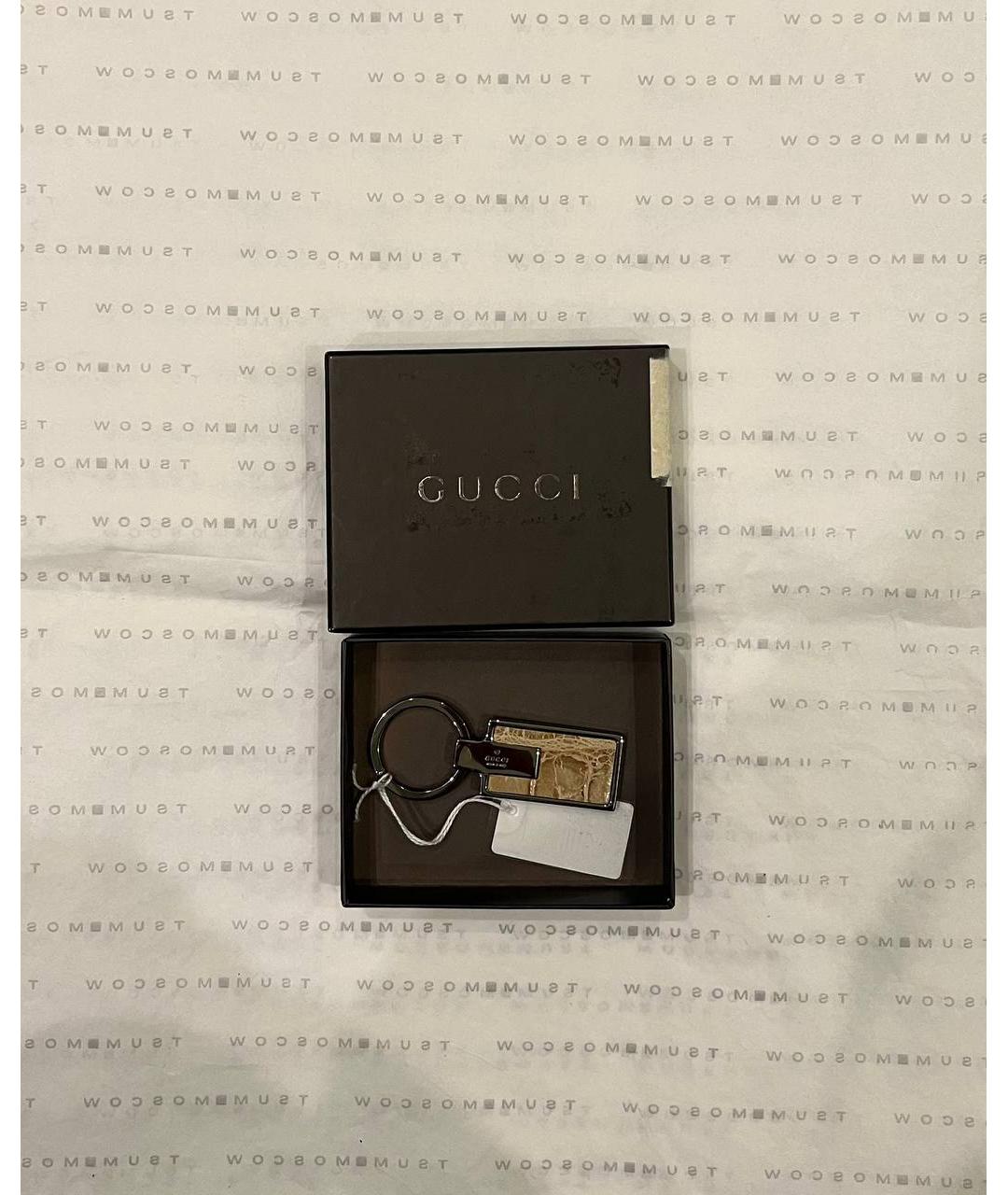 GUCCI Бежевый брелок, фото 6