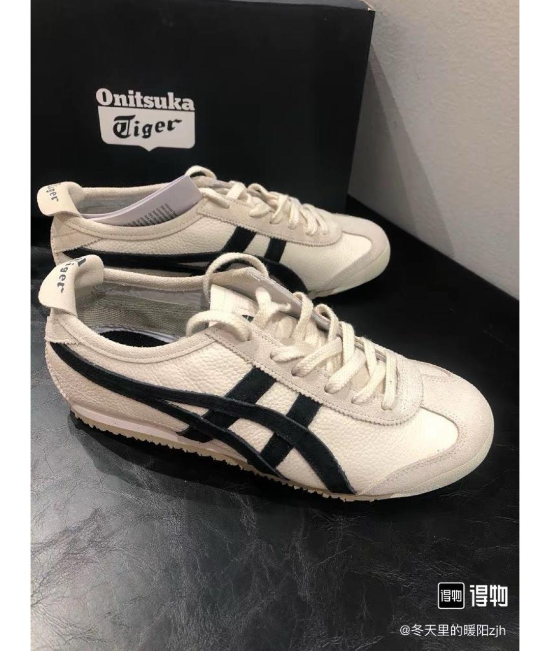 ONITSUKA TIGER Бежевые текстильные кроссовки, фото 2