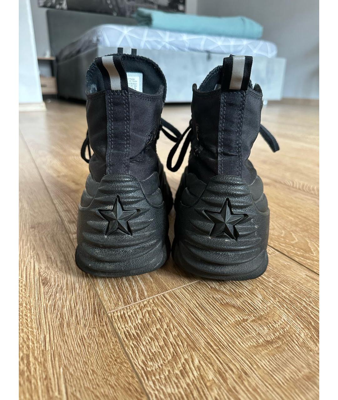 CONVERSE Черные текстильные кроссовки, фото 4