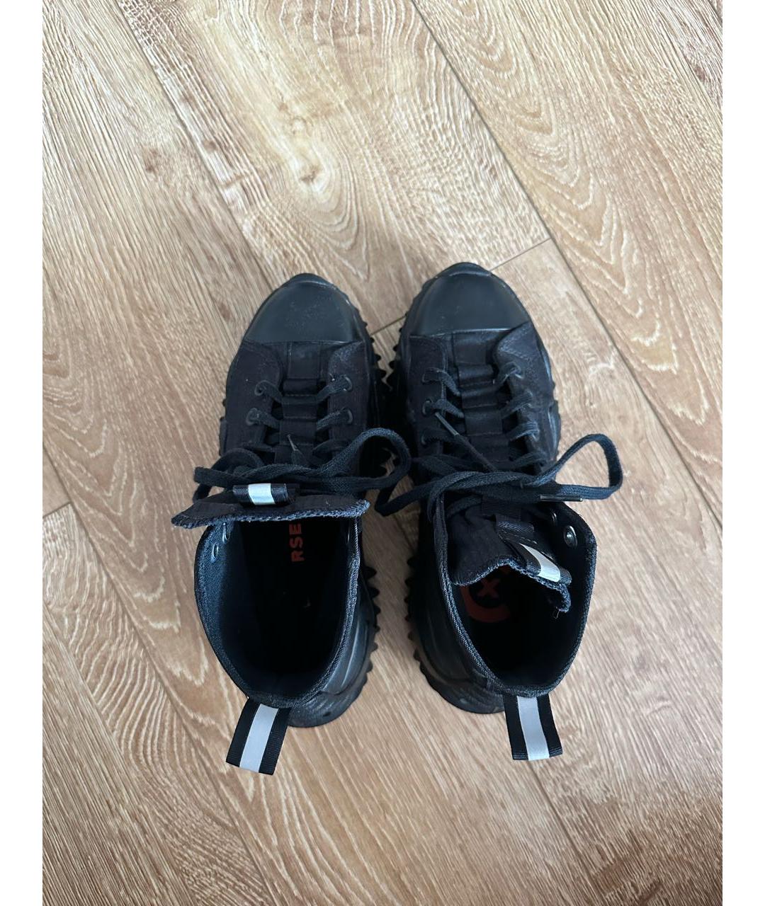 CONVERSE Черные текстильные кроссовки, фото 3