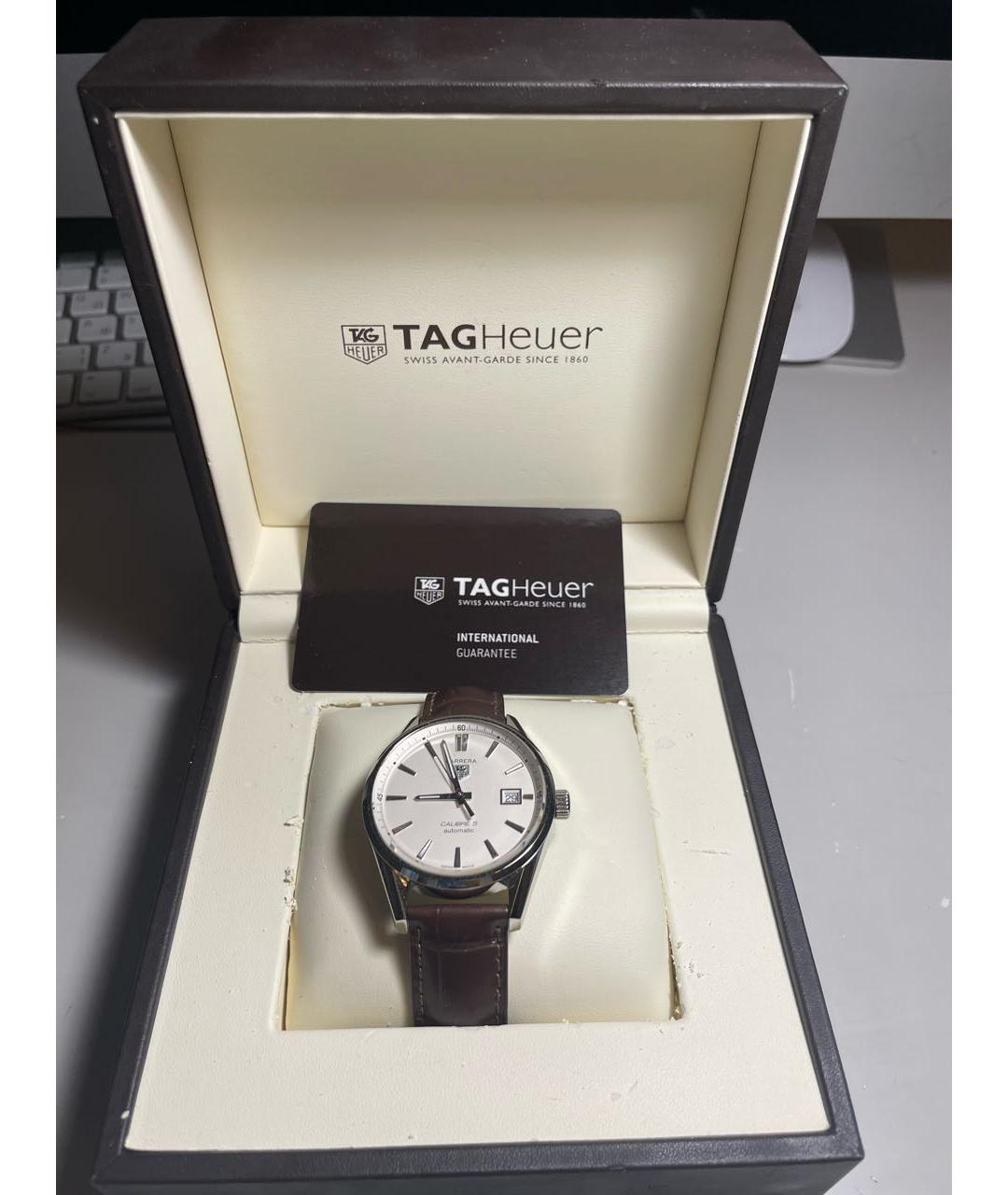 TAG HEUER Коричневые часы, фото 9