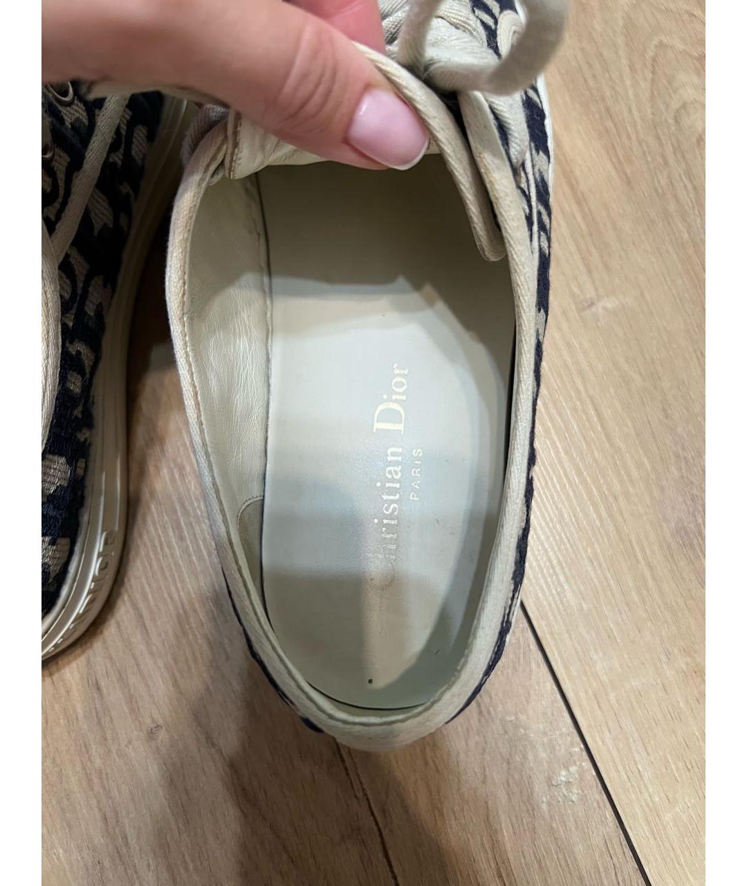 CHRISTIAN DIOR Текстильные кеды, фото 4