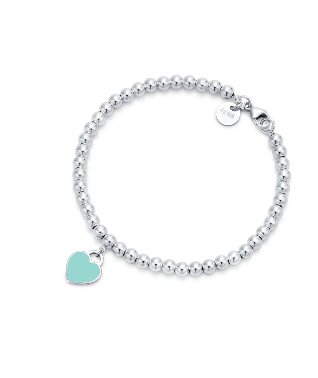 TIFFANY&CO Бирюзовый серебряный браслет, фото 1