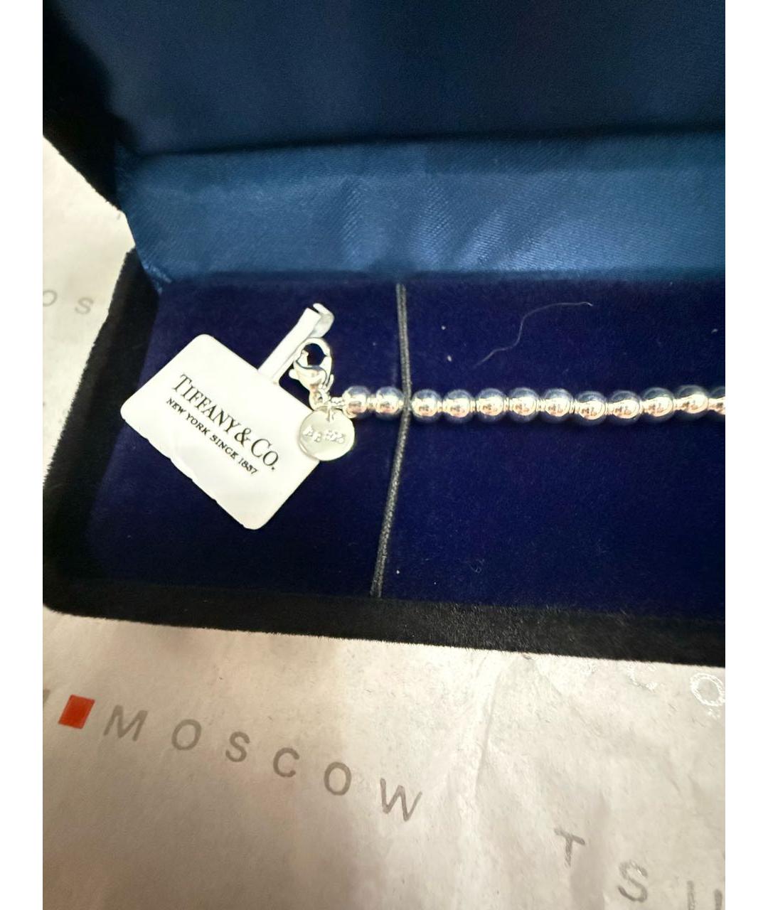 TIFFANY&CO Бирюзовый серебряный браслет, фото 6